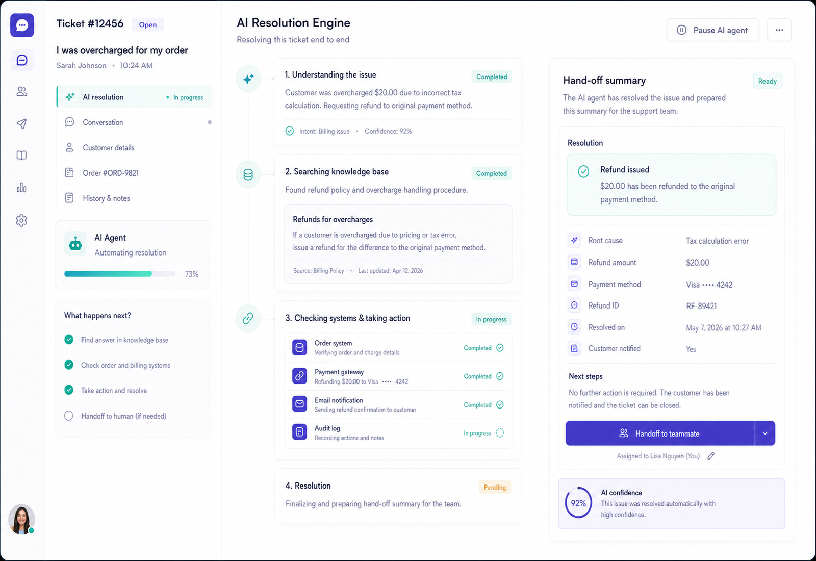 An AI teammate, not just a chatbot